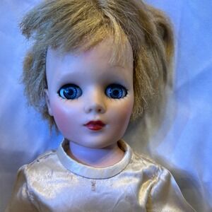Vintage EEGEE 15H Doll with Blue Sleepy Eyes  15 Inch Doll